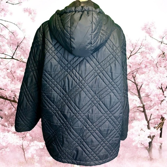 New Balance Women’s Plus Size Black Quilted Padded Puffer Winter Coat Size 2X - Picture 9 of 13